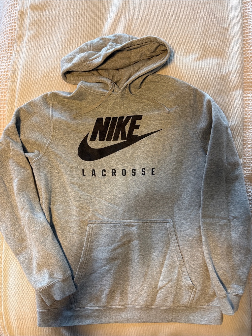 Nike Gray Lacrosse Hoodie